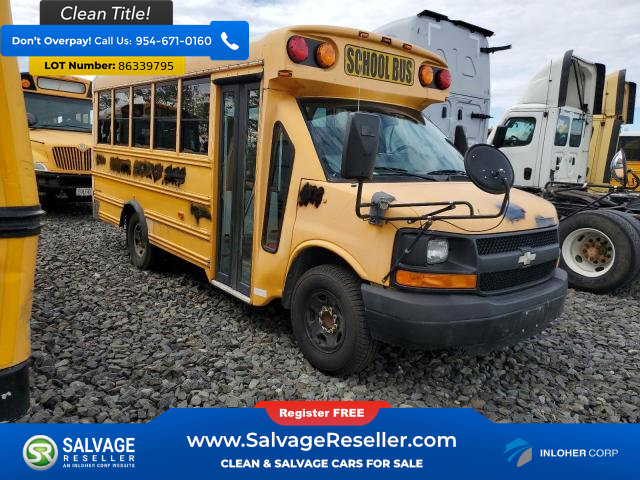 Used 2009 Chevrolet Express 3500 w/ School Bus Package RWD image 5