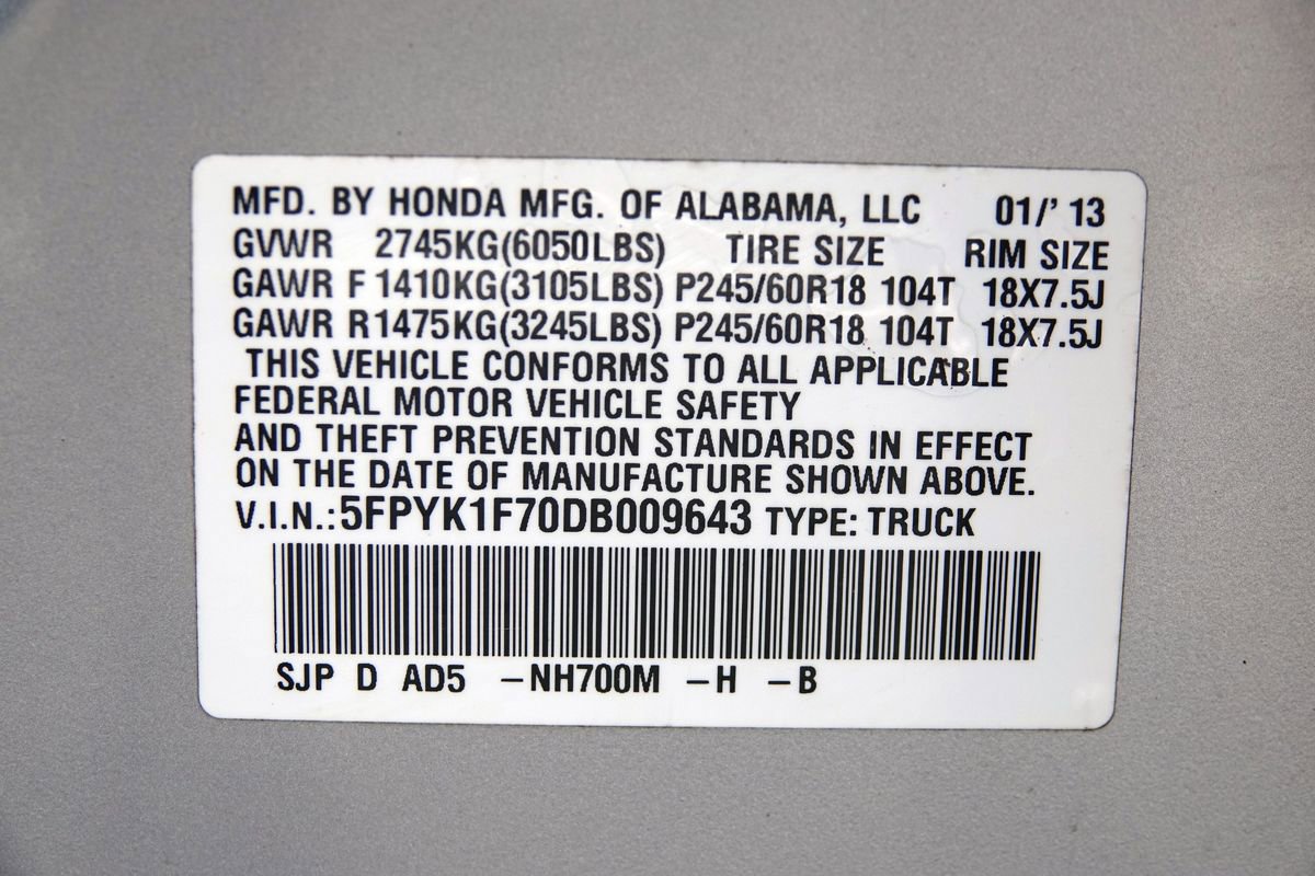 Used 2013 Honda Ridgeline Sport image 41