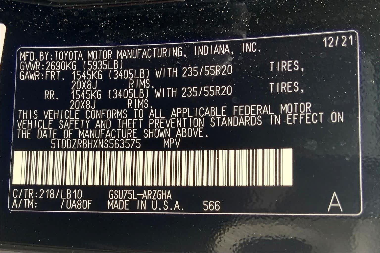 Used 2022 Toyota Highlander Limited AWD/4WD image 73