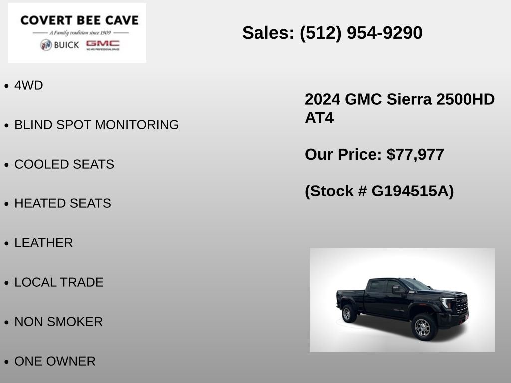 Used 2024 GMC Sierra 2500 AT4 w/ AT4 Premium Plus Package image 6
