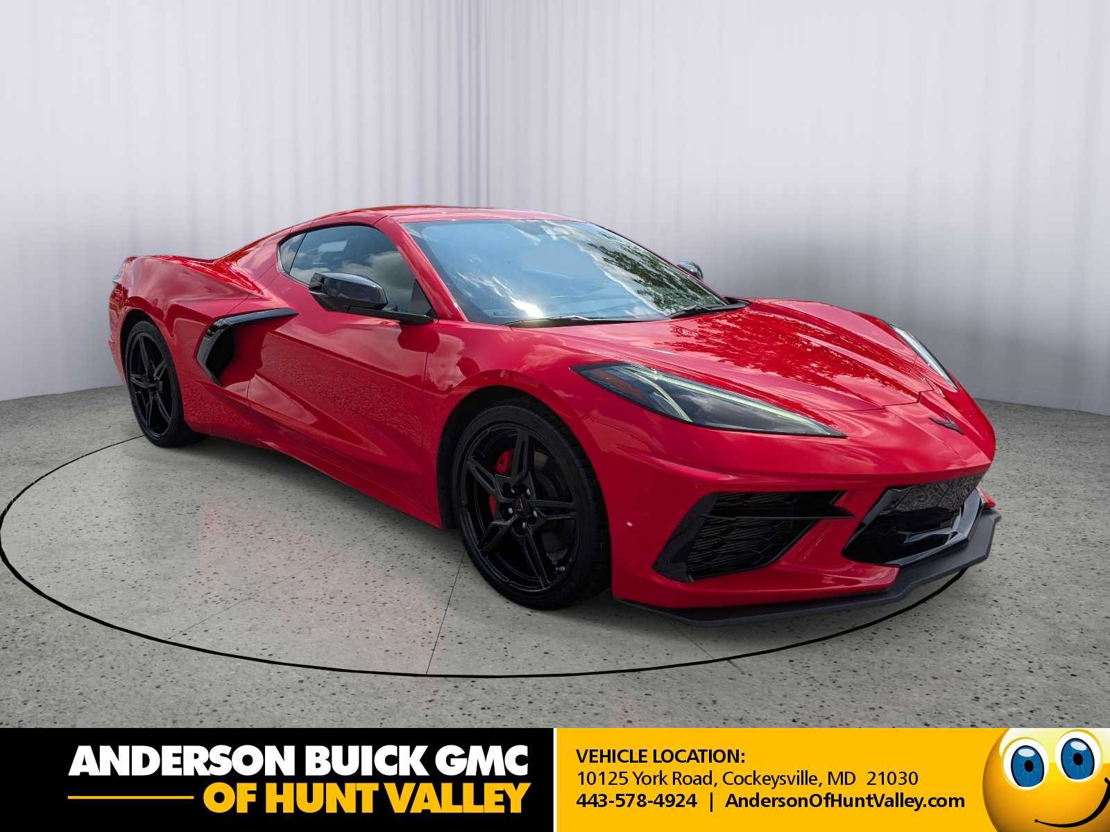 Certified 2025 Chevrolet Corvette Stingray Preferred Cpe w/ Stealth Interior Trim Package