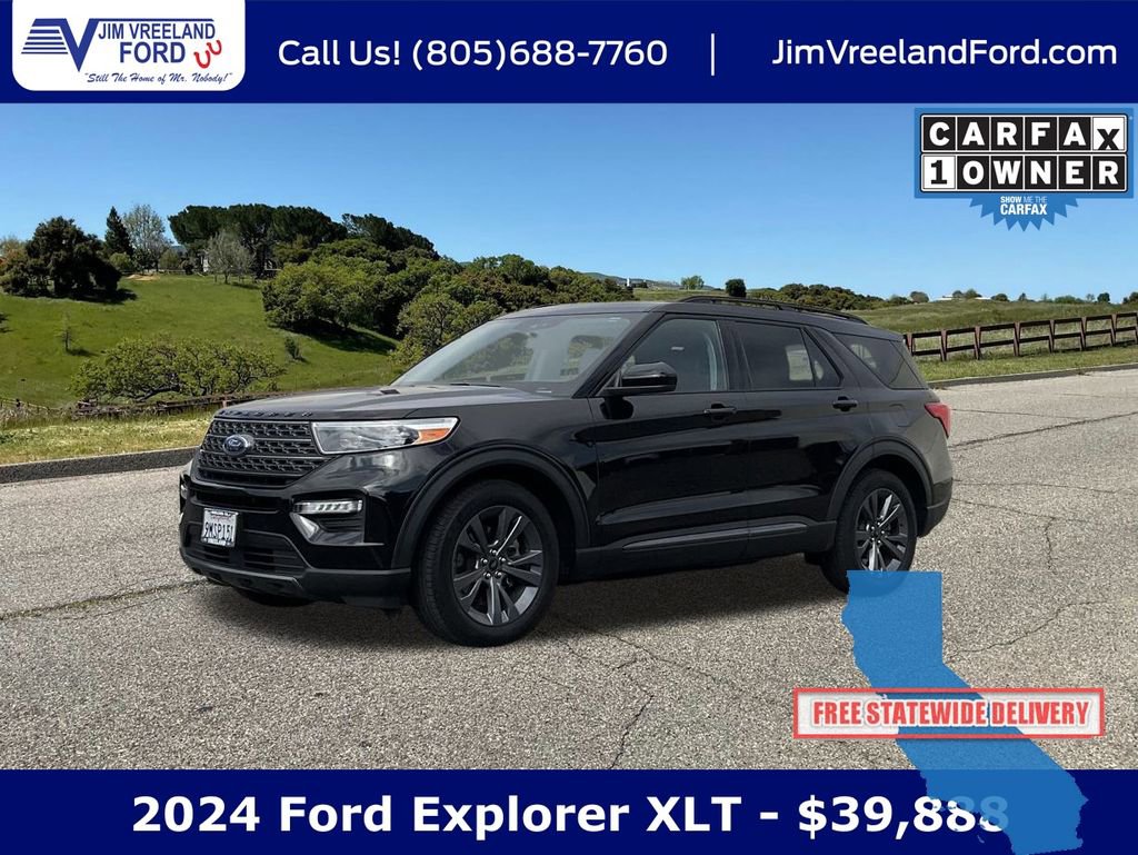 Used 2024 Ford Explorer XLT w/ Equipment Group 202A image 1