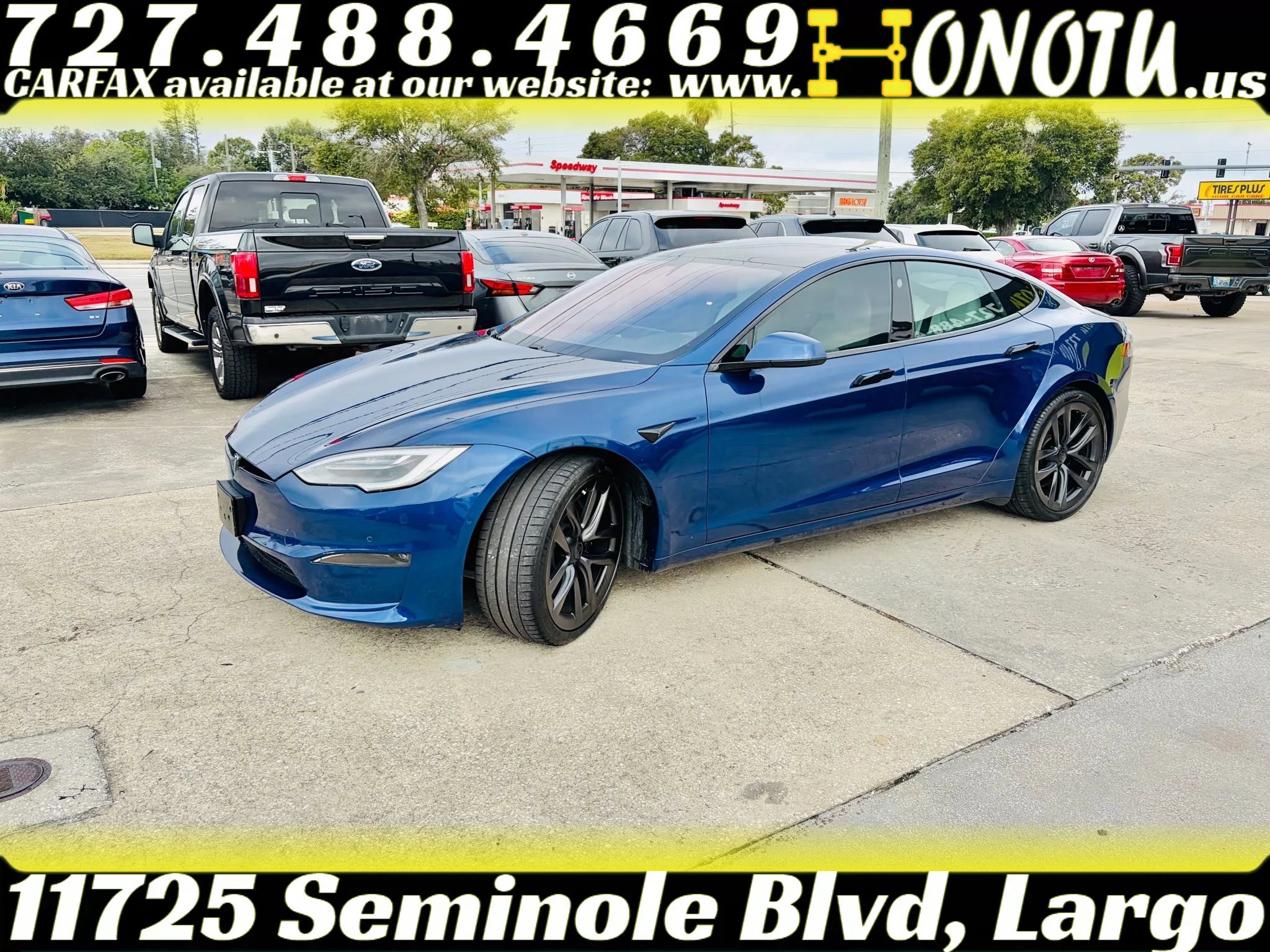 Used 2021 Tesla Model S Plaid AWD/4WD image 7