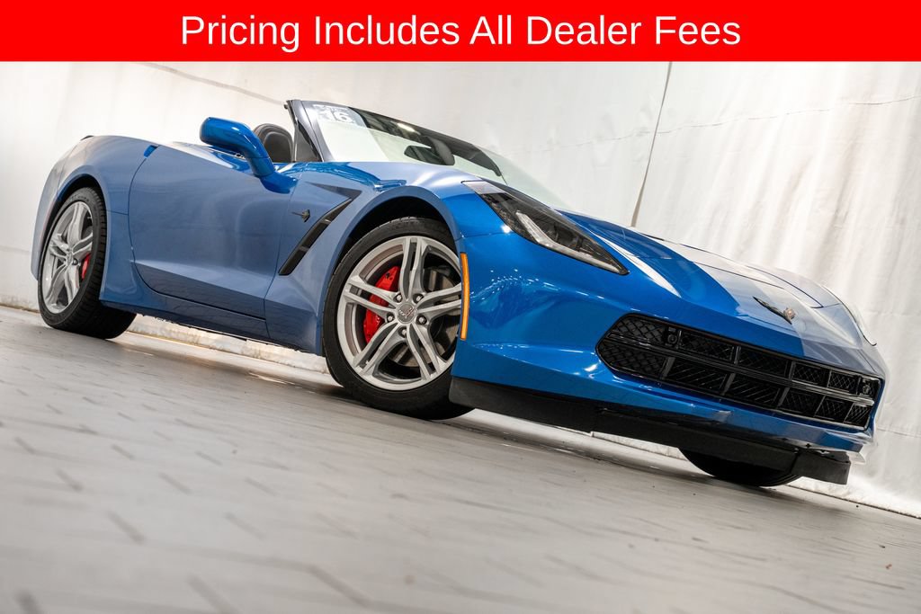 Used 2016 Chevrolet Corvette Stingray Convertible w/ 2LT Preferred Equipment Group RWD image 3
