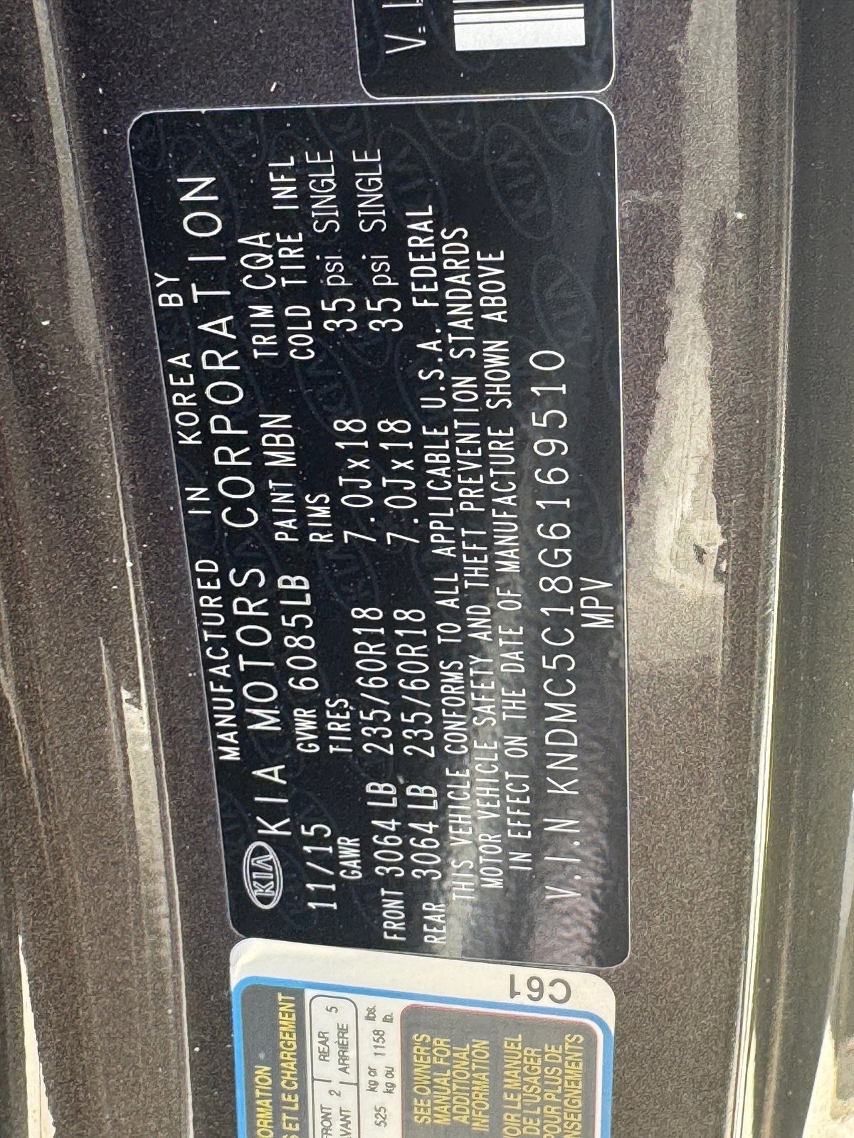 Used 2016 Kia Sedona SX FWD image 9