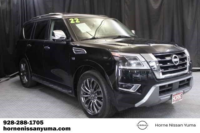 Used 2022 Nissan Armada Platinum w/ Captain's Chairs Package image 1
