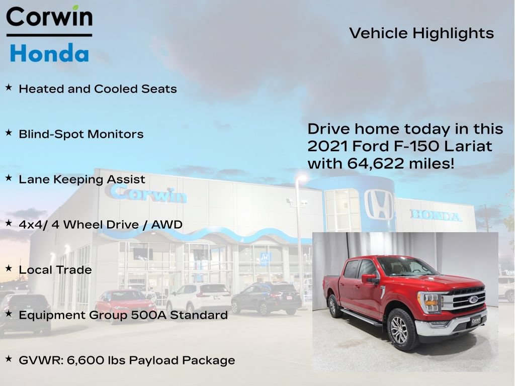 Used 2021 Ford F150 Lariat AWD/4WD image 6