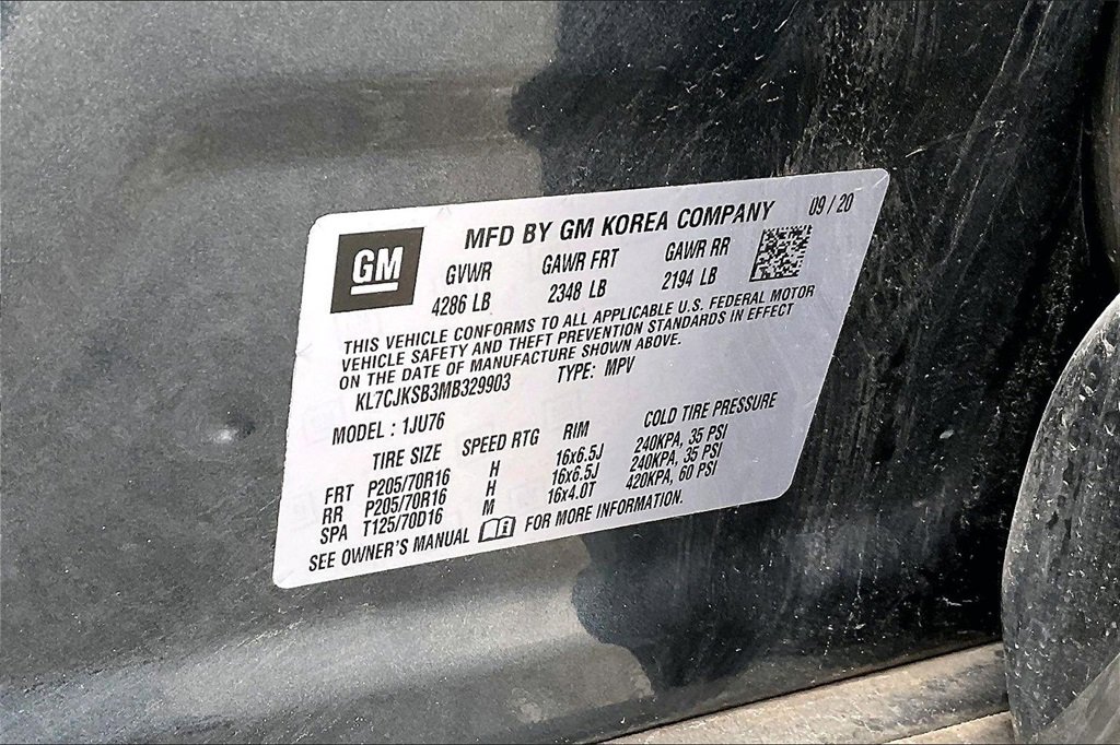 Used 2021 Chevrolet Trax LS w/ Tint and Cruise Package image 21