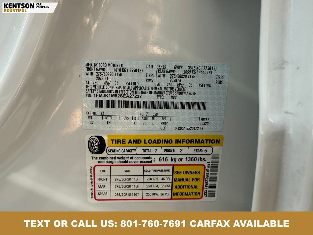 Used 2025 Ford Expedition Max Platinum AWD/4WD image 43