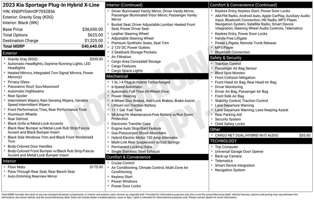 Certified 2023 Kia Sportage X-Line image 45