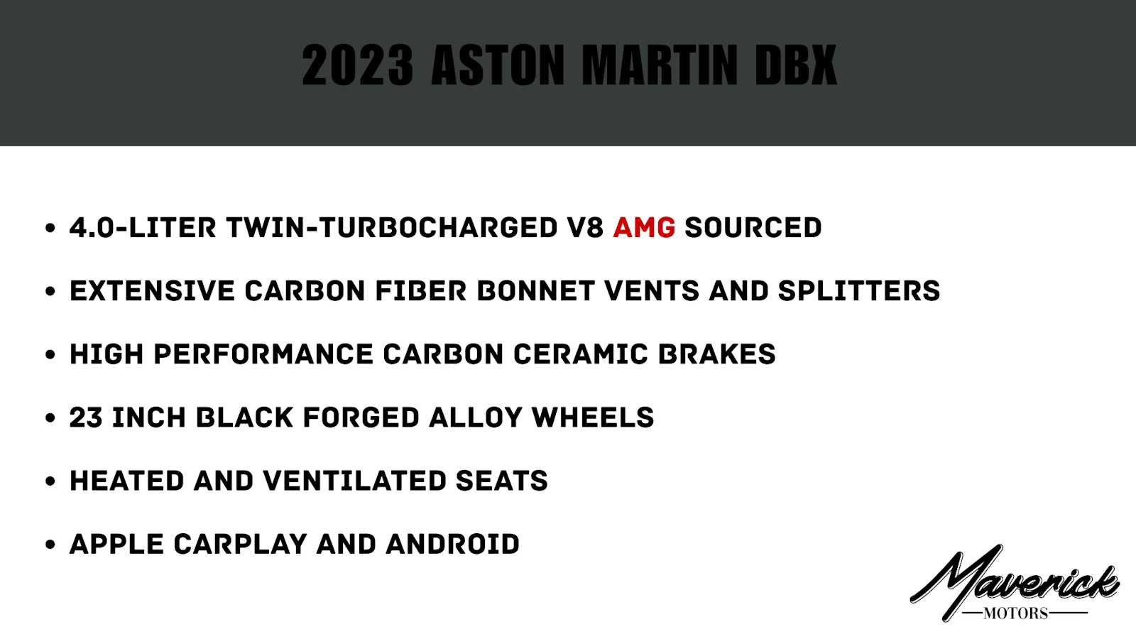 Used 2023 Aston Martin DBX AWD/4WD image 2