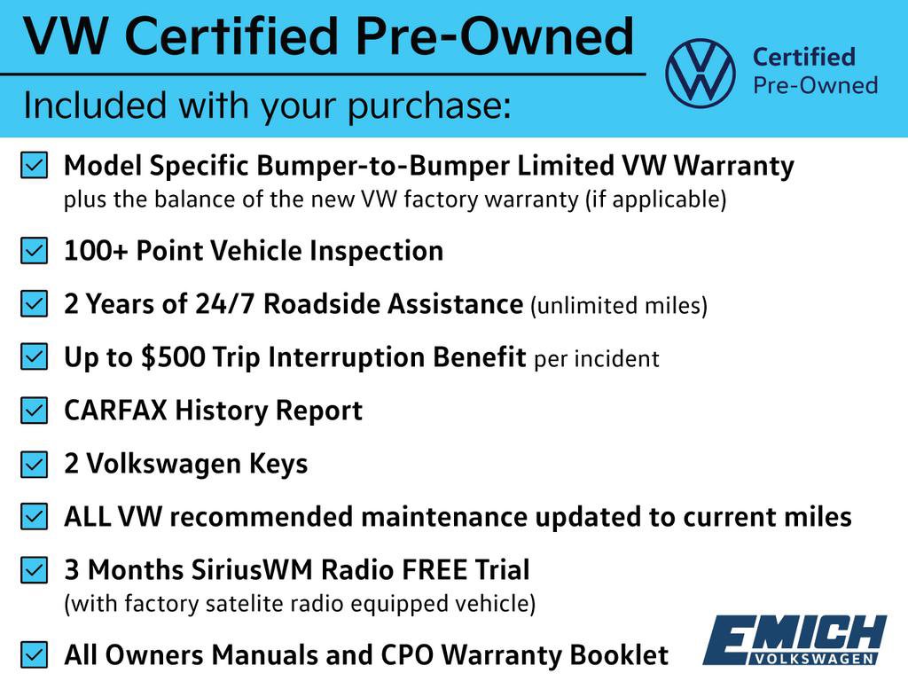 Certified 2024 Volkswagen Atlas SE w/ Black Wheel Package AWD/4WD image 2