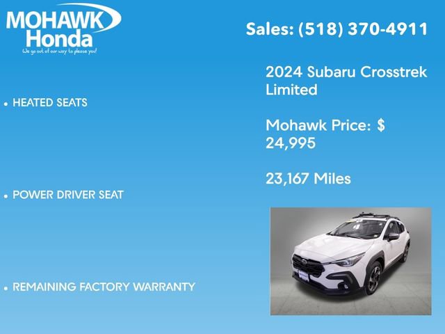 Used 2024 Subaru Crosstrek 2.5i Limited image 14