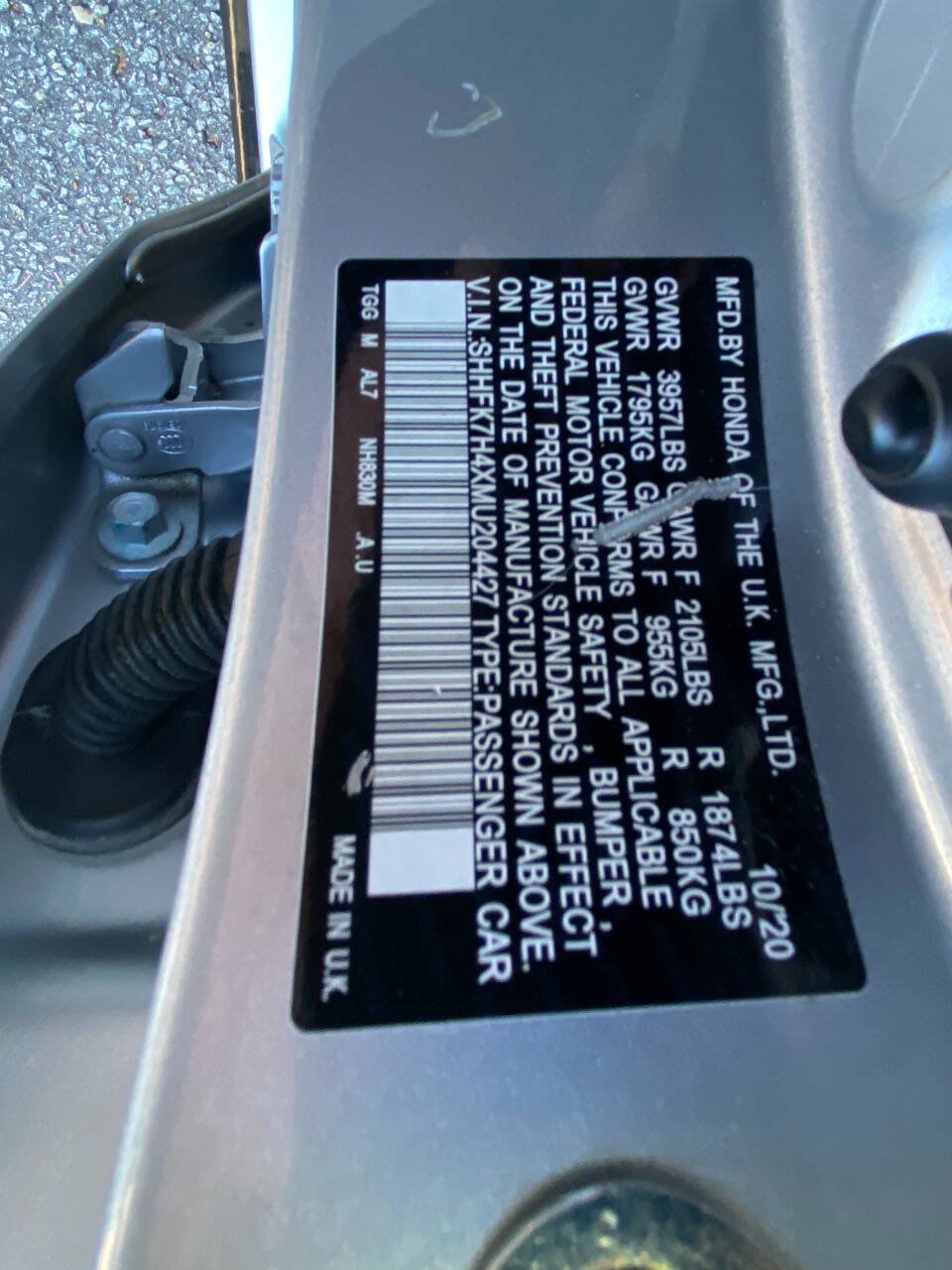 Used 2021 Honda Civic Sport image 46