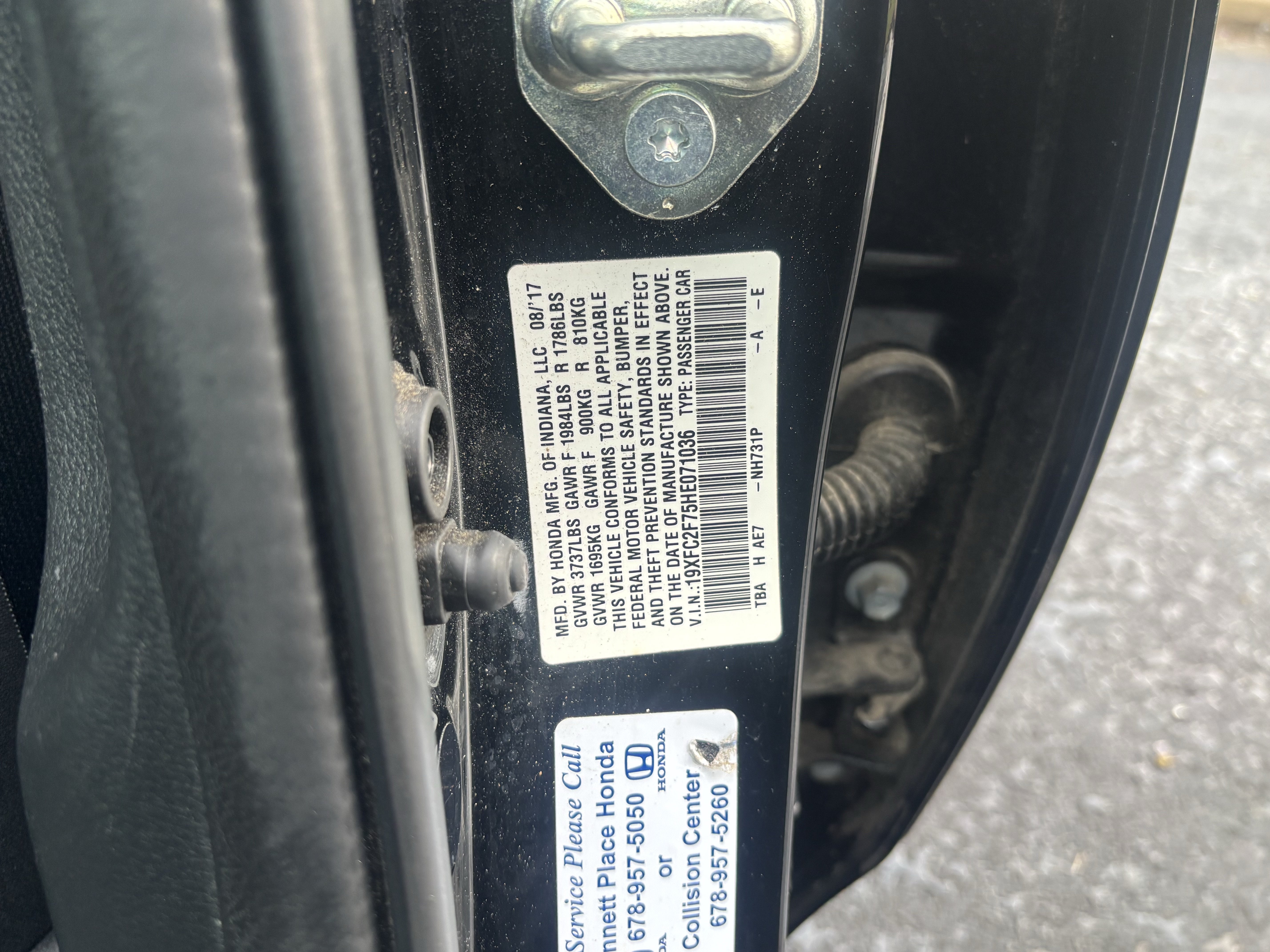 Used 2017 Honda Civic EX image 35