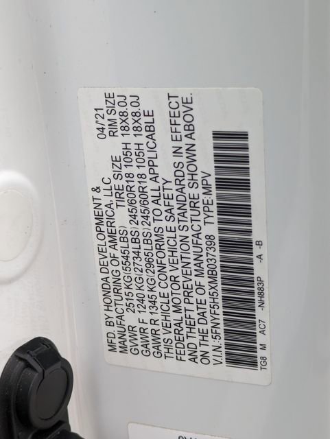 Used 2021 Honda Pilot EX-L image 34