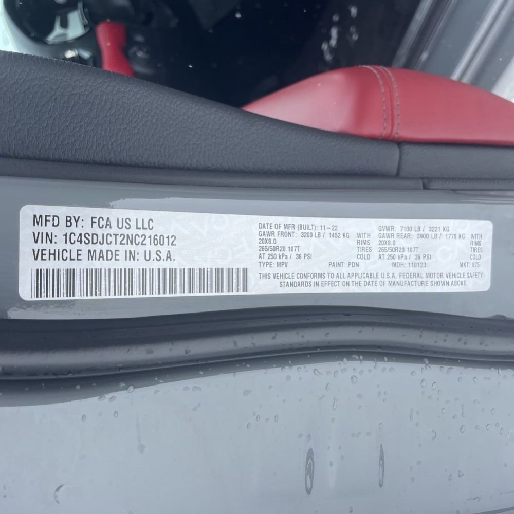 Used 2022 Dodge Durango R/T w/ Blacktop Package image 29