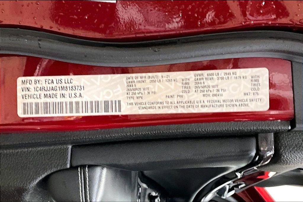 Used 2021 Jeep Grand Cherokee L Altitude image 32