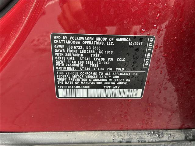 Used 2018 Volkswagen Atlas SE FWD image 15