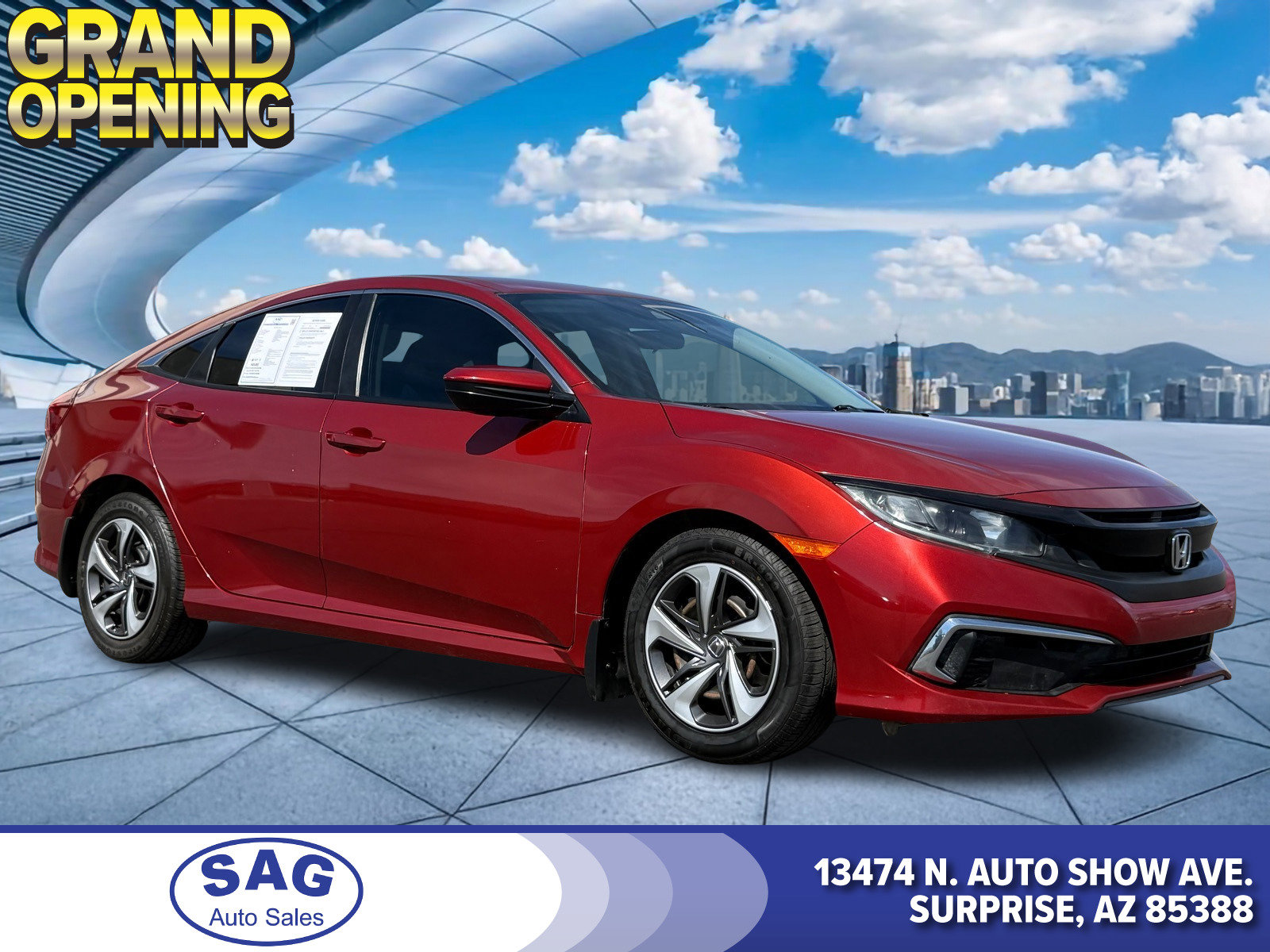 Used 2020 Honda Civic LX image 1