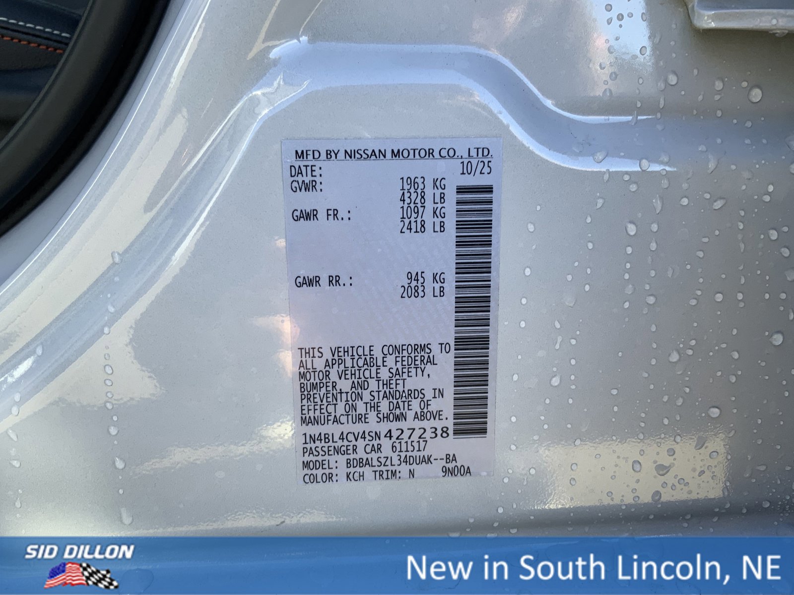 New 2025 Nissan Altima 2.5 SR w/ SR Premium Package image 12