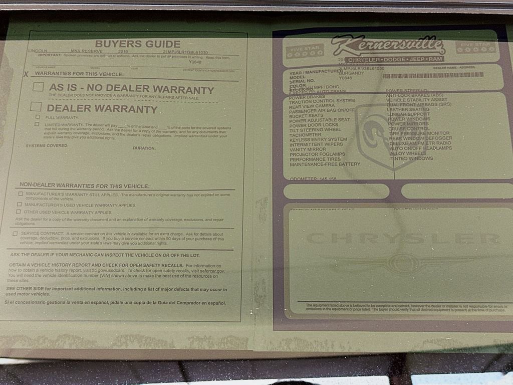 Used 2016 Lincoln MKX Reserve FWD image 38