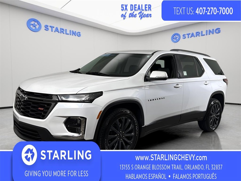 Certified 2023 Chevrolet Traverse RS
