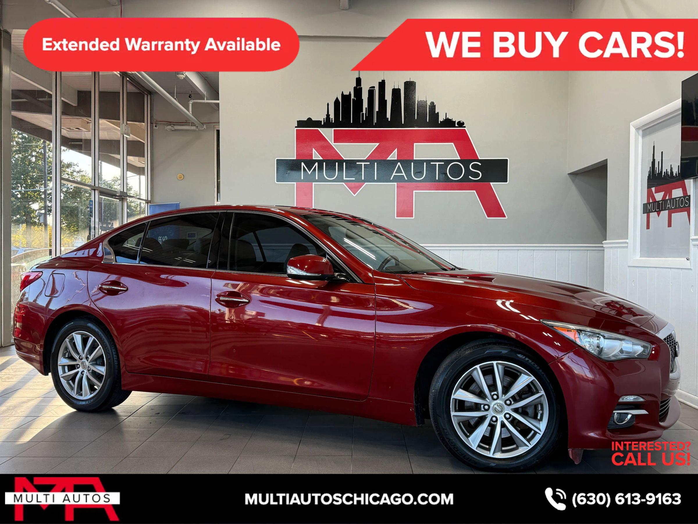 Used 2015 INFINITI Q50 Premium w/ All Weather Package image 1