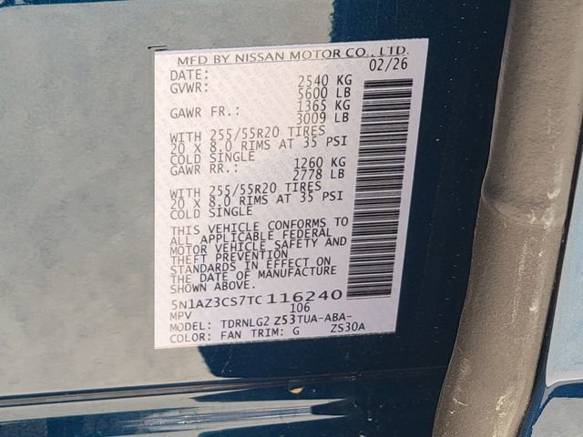 New 2026 Nissan Murano SL image 13