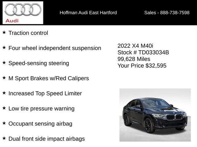 Used 2022 BMW X4 M40i w/ Premium Package AWD/4WD image 30