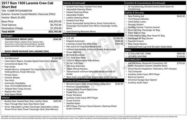 Used 2017 RAM 1500 Laramie w/ Convenience Group image 45