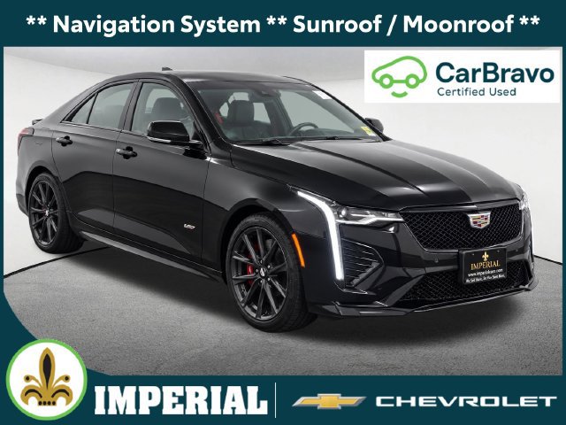 Certified 2022 Cadillac CT4 V w/ Navigation Package AWD/4WD image 1