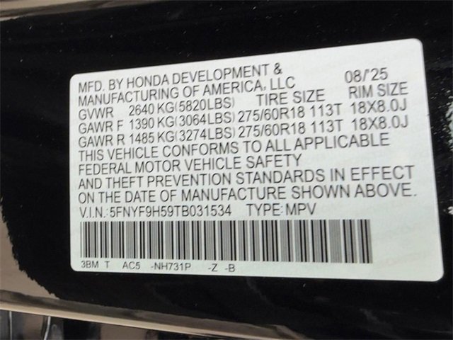 New 2026 Honda Passport TrailSport image 17