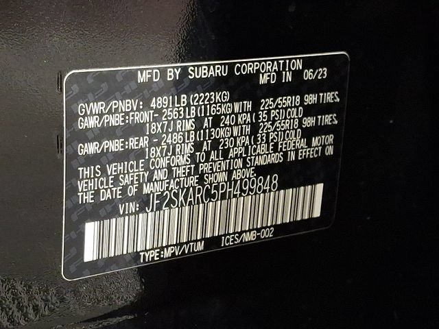 Certified 2023 Subaru Forester Touring w/ Popular Package #2 AWD/4WD image 28