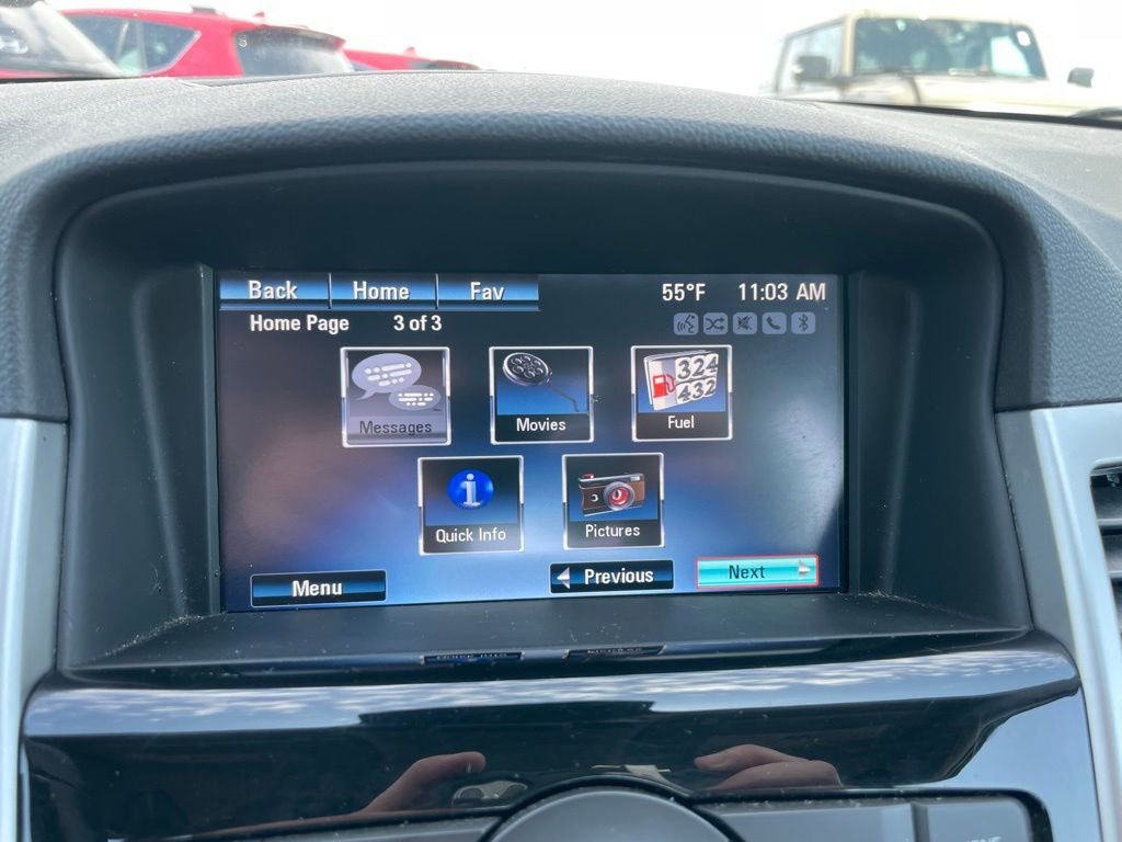 Used 2015 Chevrolet Cruze LT w/ Sun, Sound and Sport Package image 16