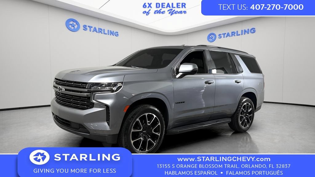 Certified 2022 Chevrolet Tahoe RST w/ Luxury Package RWD image 1