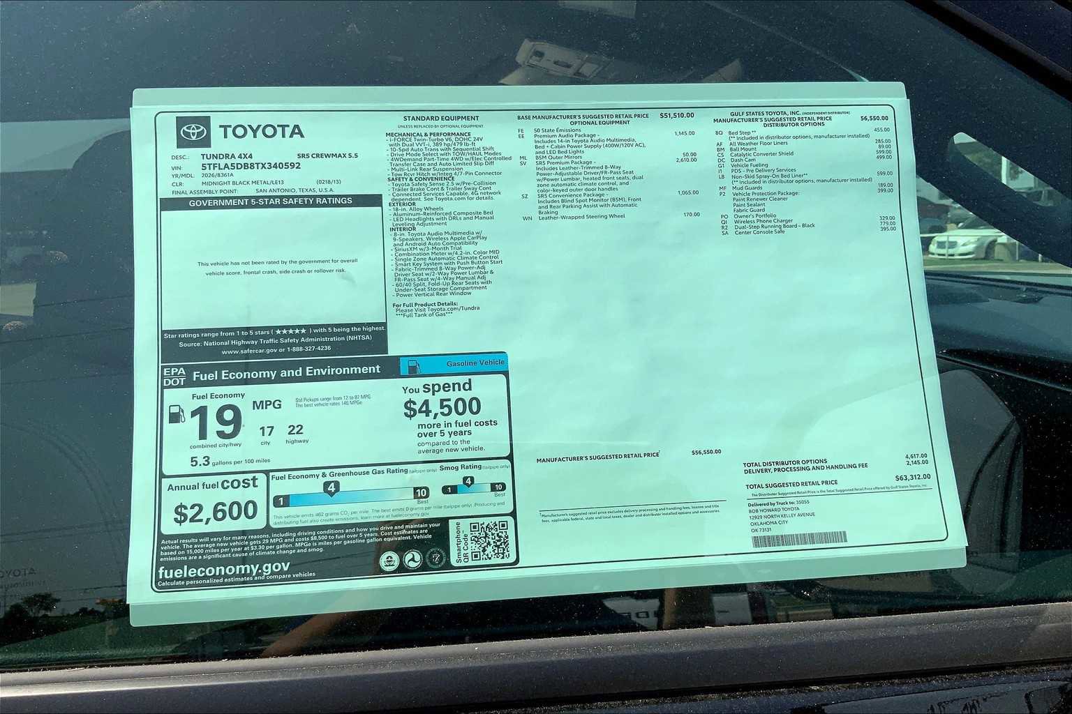 New 2026 Toyota Tundra SR5 image 20