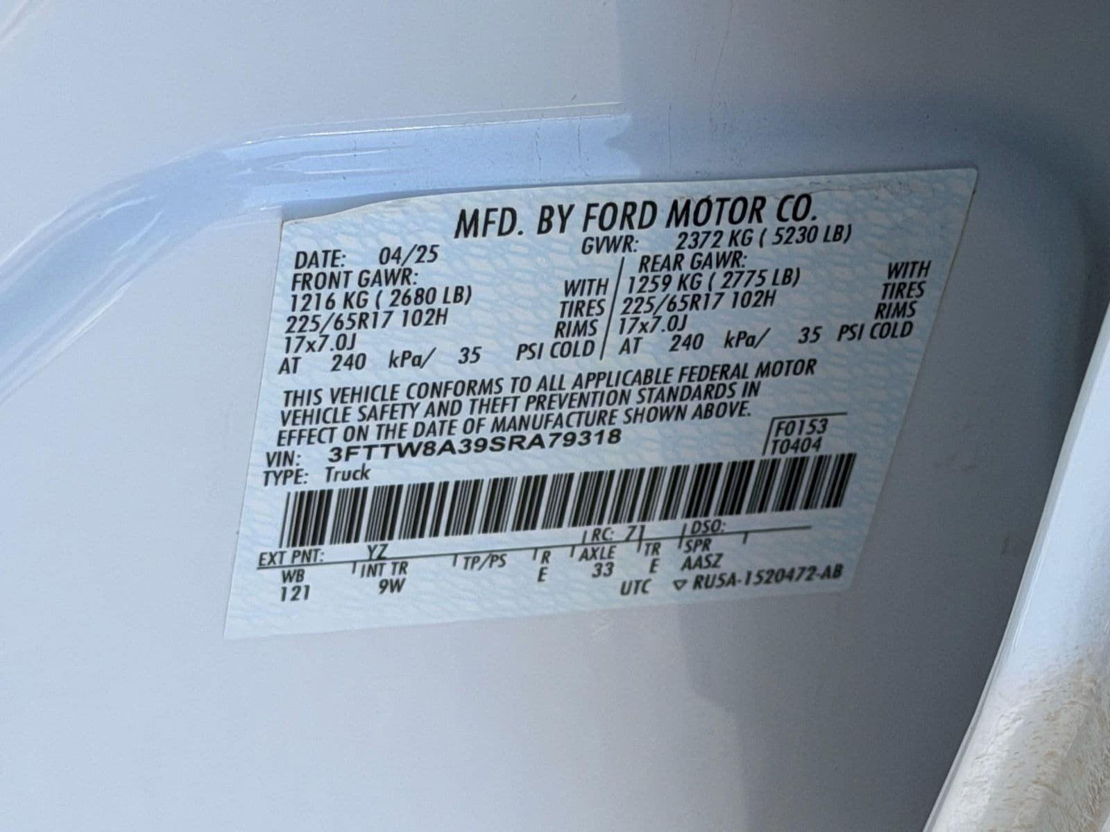 Used 2025 Ford Maverick XL FWD image 34