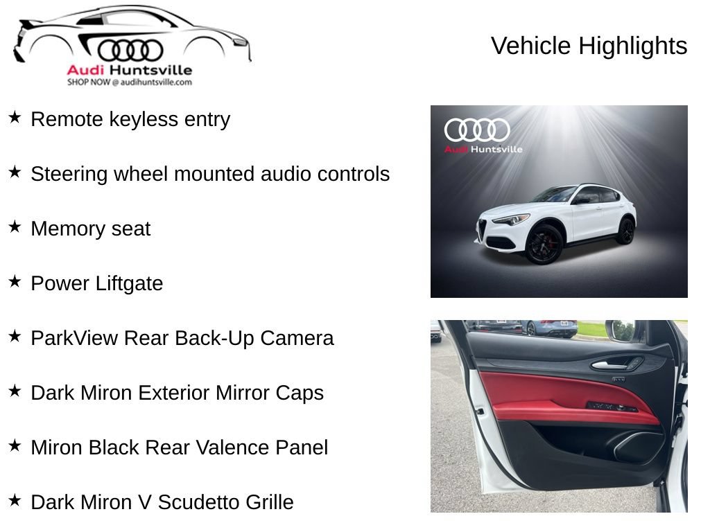 Used 2019 Alfa Romeo Stelvio w/ Nero Edizione RWD image 12