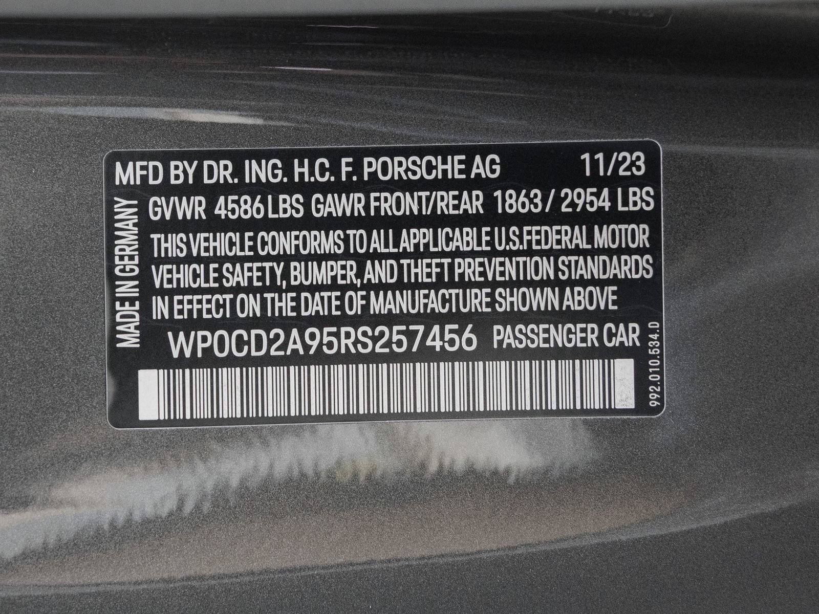 Certified 2024 Porsche 911 Turbo S AWD/4WD image 44
