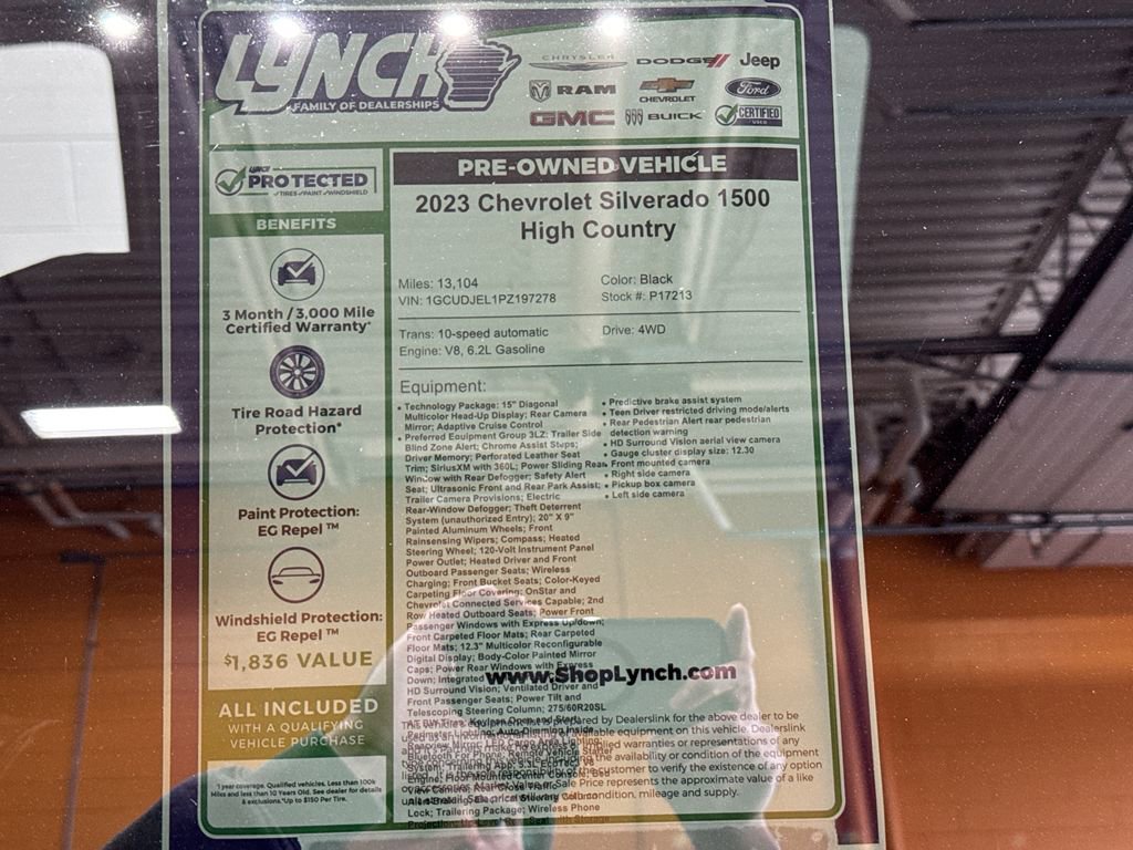 Used 2023 Chevrolet Silverado 1500 High Country w/ High Country Premium Package image 45