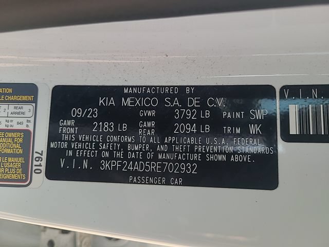 Used 2024 Kia Forte LXS FWD image 32