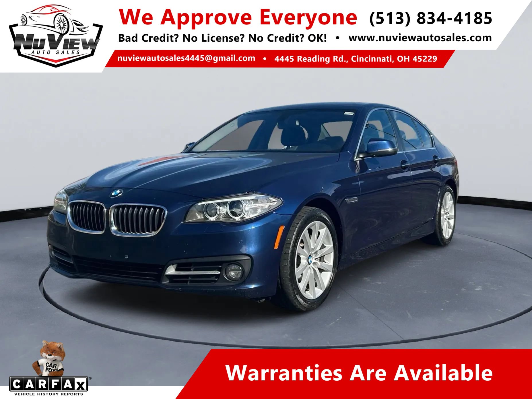 Used 2016 BMW 535i Sedan image 1