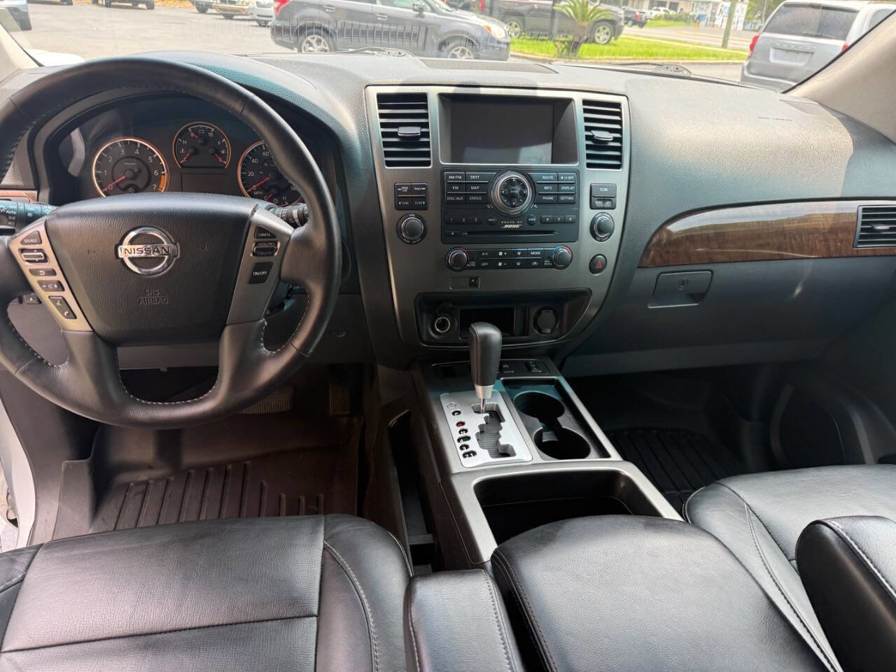 Used 2015 Nissan Armada Platinum w/ 2nd Row Captain Seat Package RWD image 12