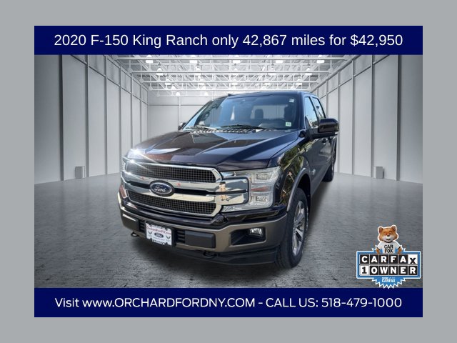 Certified 2020 Ford F150 King Ranch w/ Equipment Group 601A Luxury AWD/4WD image 1