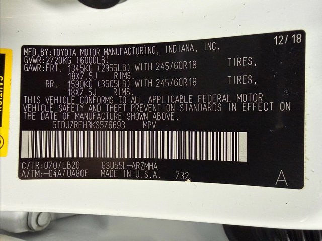 Used 2019 Toyota Highlander XLE image 35