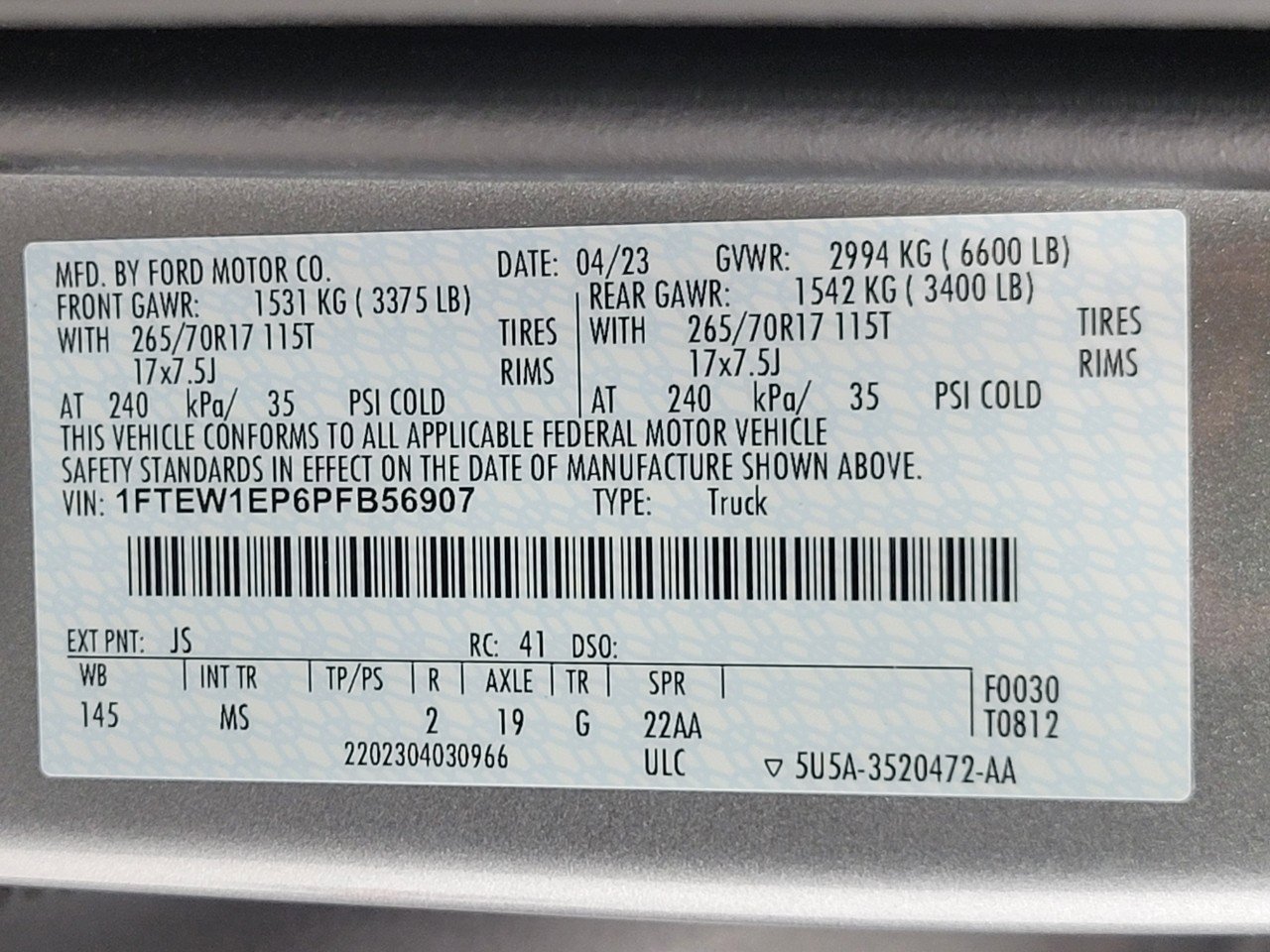 Used 2023 Ford F150 XLT w/ Equipment Group 301A Mid image 28