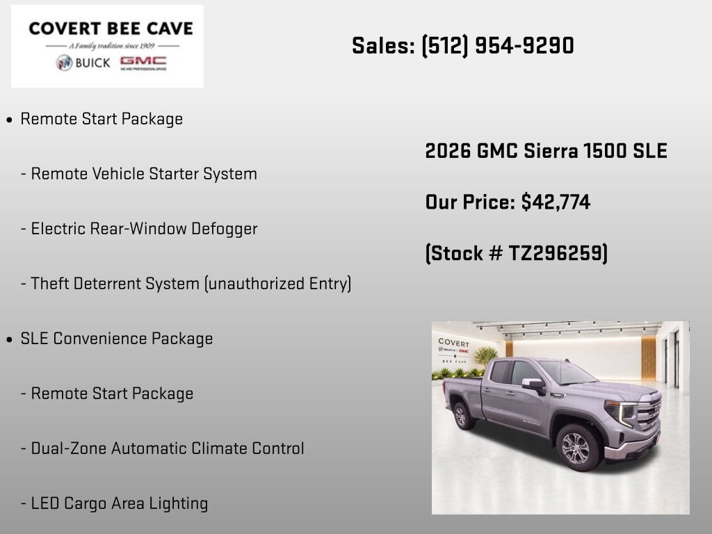 New 2026 GMC Sierra 1500 SLE w/ Preferred Package RWD image 25