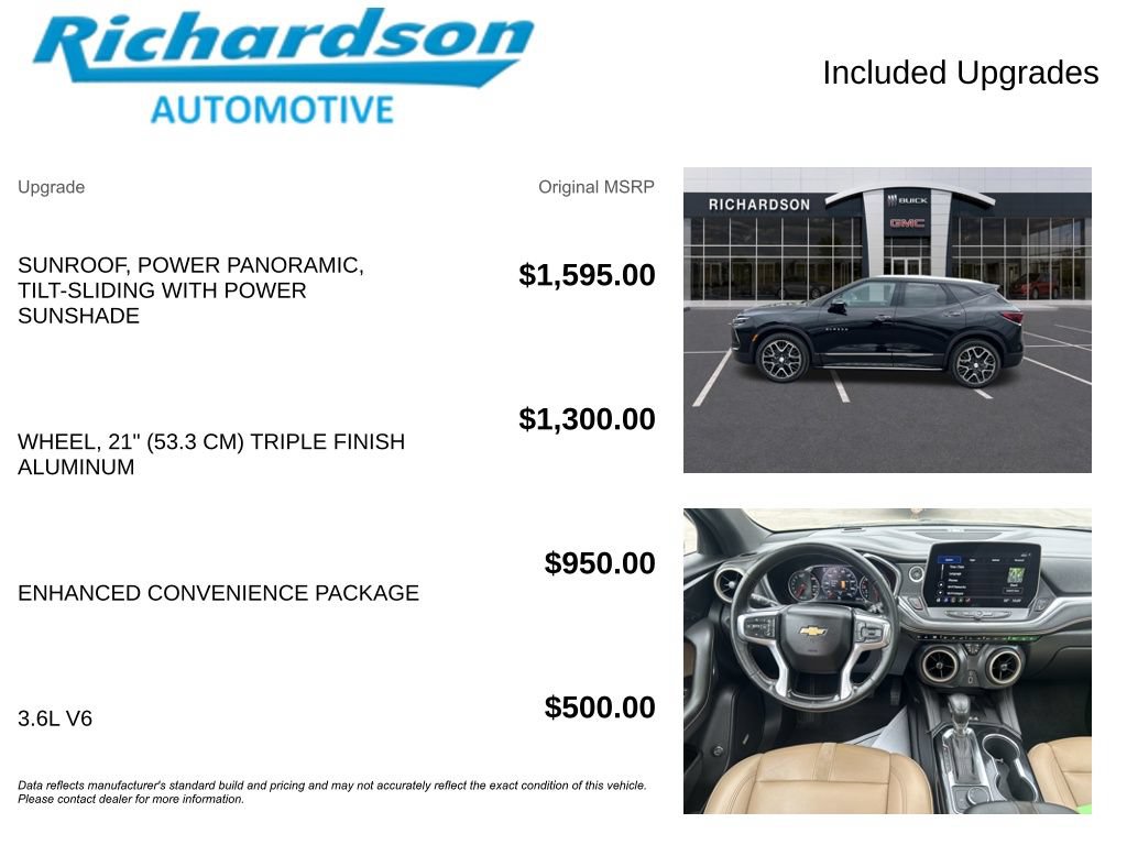 Used 2023 Chevrolet Blazer Premier w/ Enhanced Convenience Package FWD image 6
