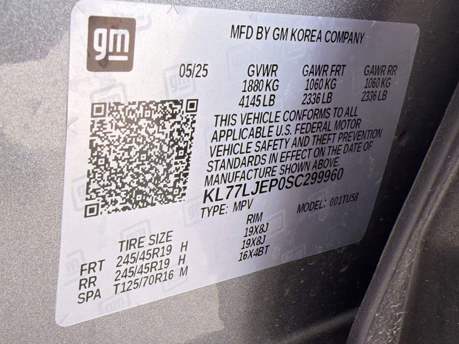 Certified 2025 Chevrolet Trax RS w/ Sunroof Package FWD image 21